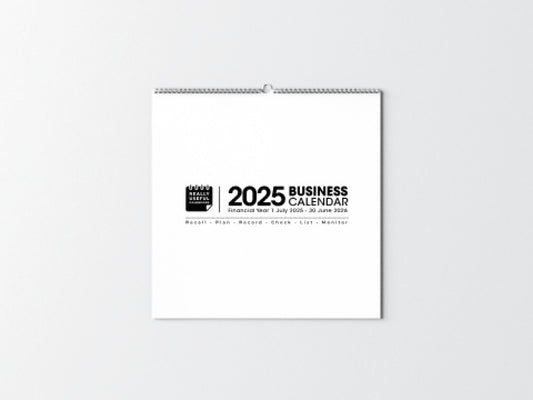 Business Calendar 1 July 25 to 30 June 26: Ideal for anyone with a hobby, side hustle or business starting out.